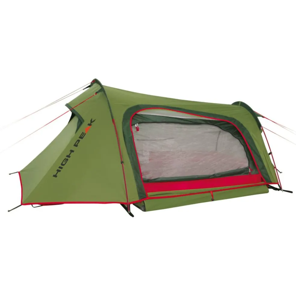 High Peak Sparrow LW lichtgewicht tunneltent pesto red