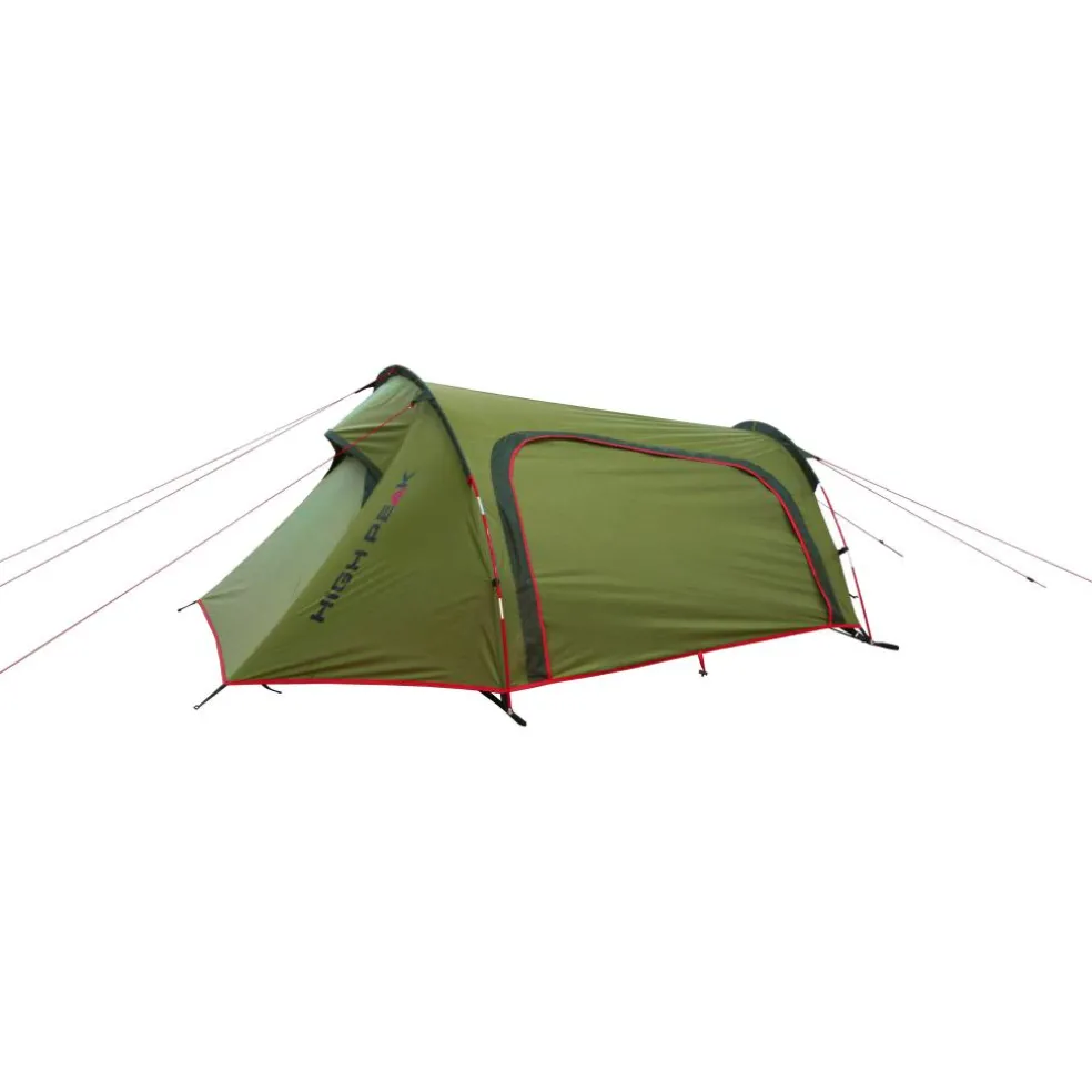 High Peak Sparrow LW lichtgewicht tunneltent pesto red