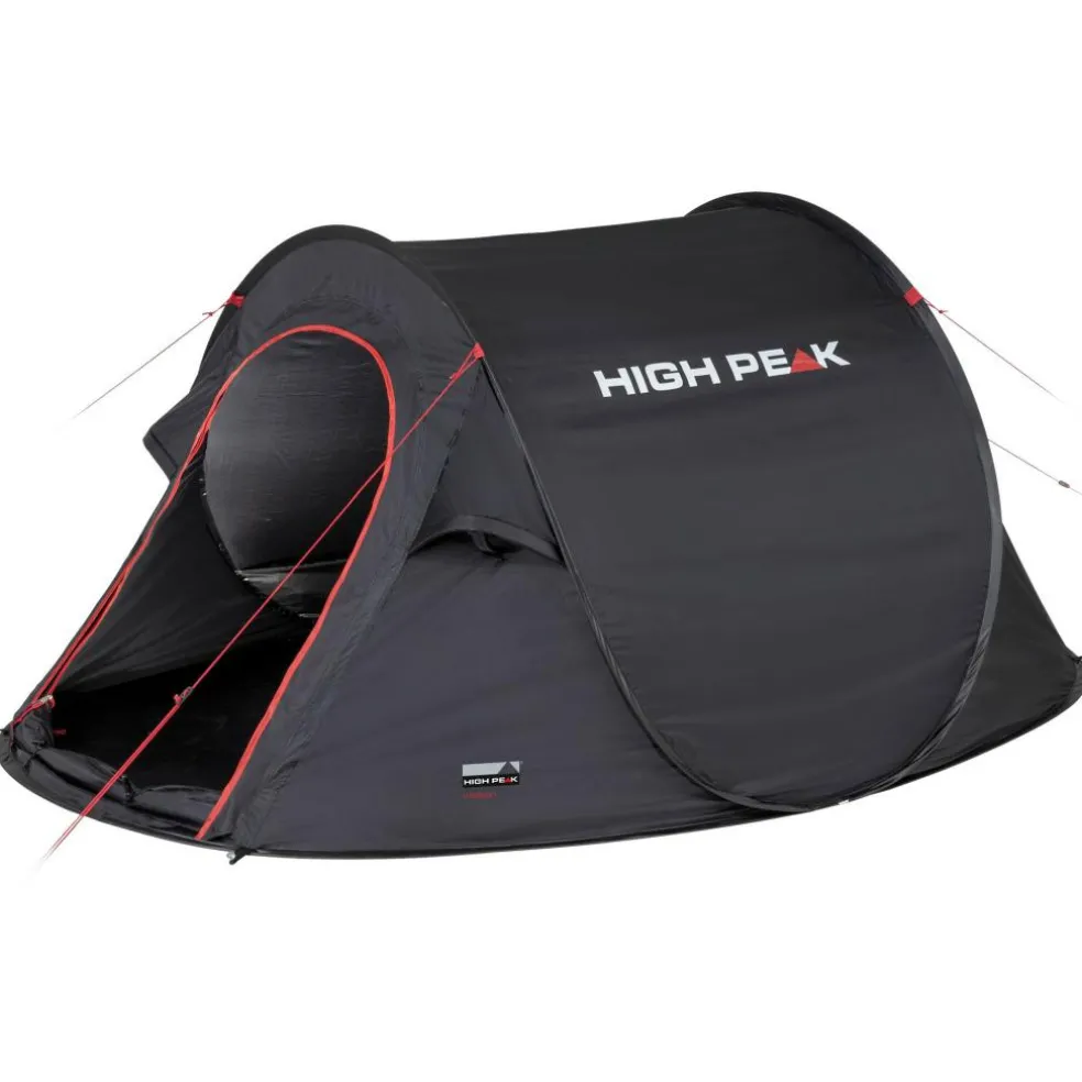 High Peak Vision 3 pop up tent black