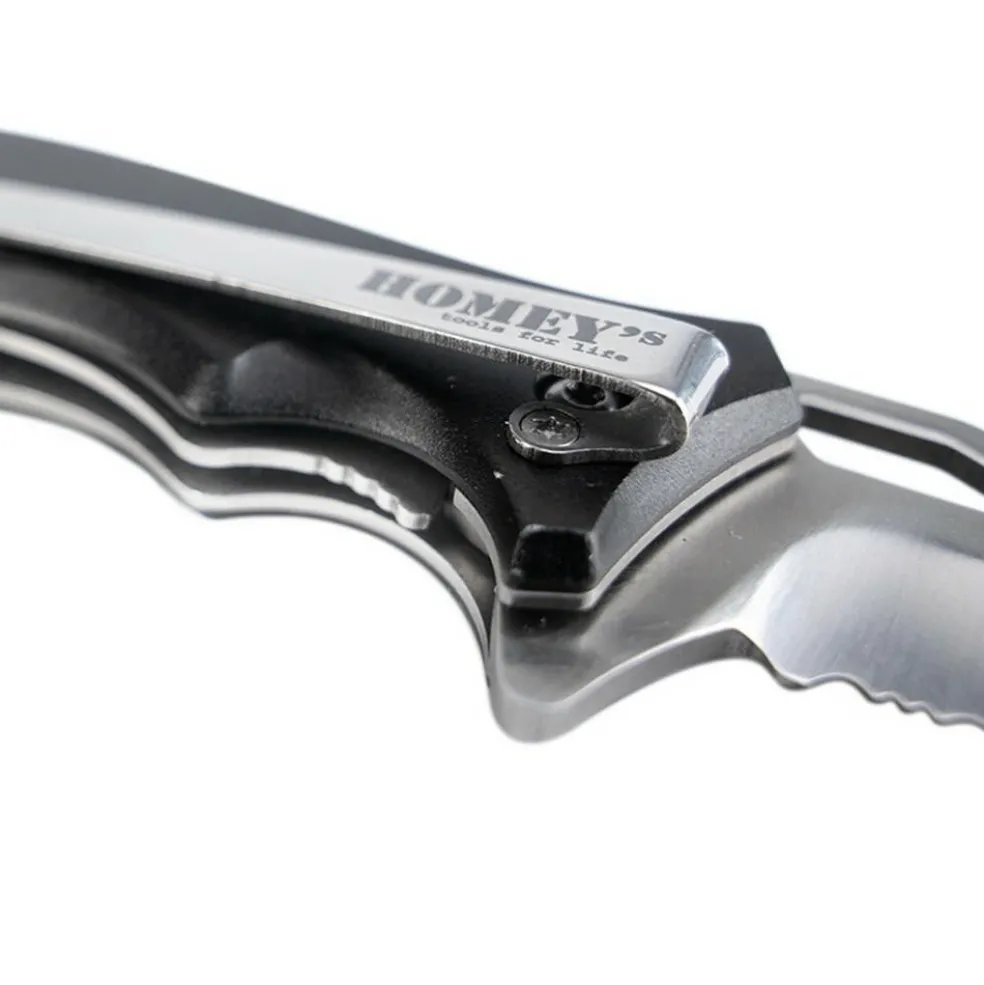 Homey's Henry On The Road zakmes zwart zilver