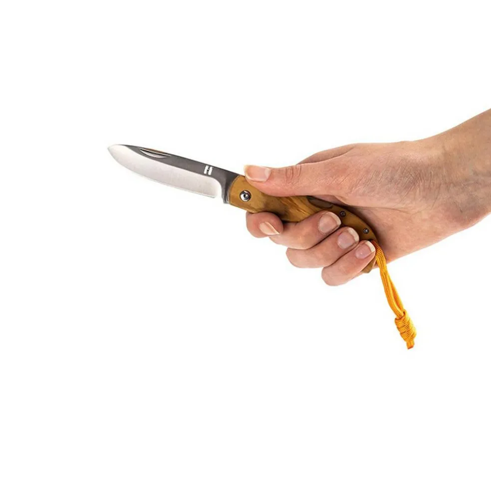 Homey's Joey EDC zakmes hout zilver