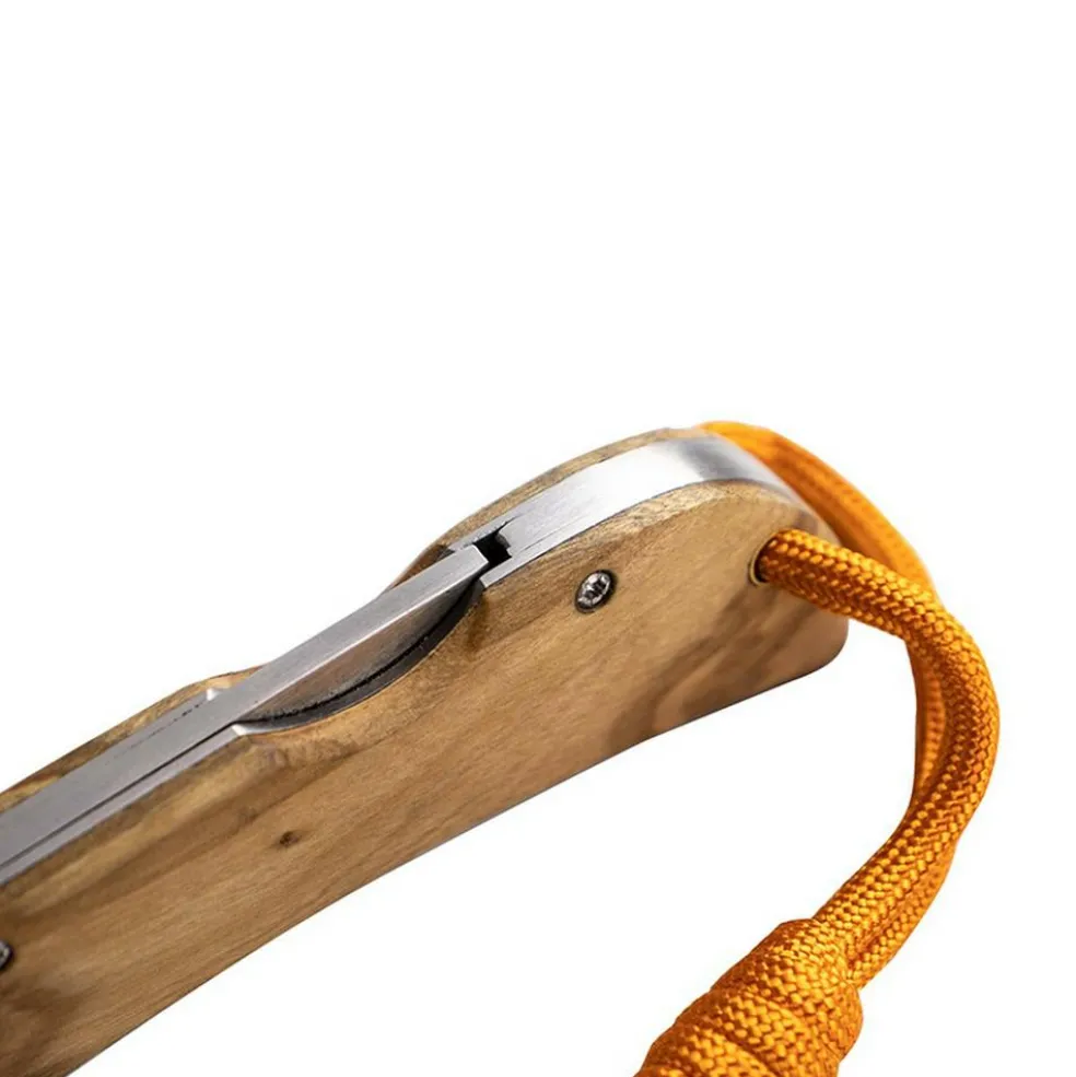 Homey's Michael EDC zakmes hout zilver