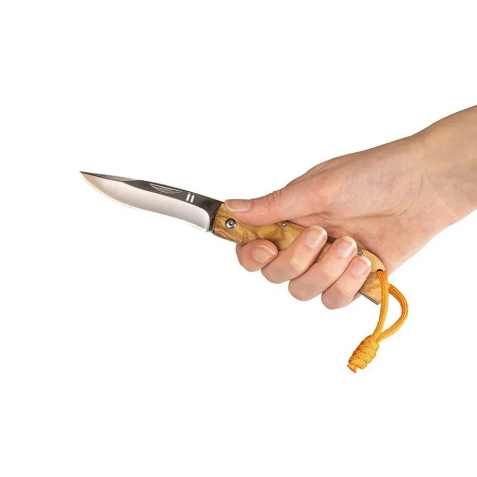 Homey's Michael EDC zakmes hout zilver