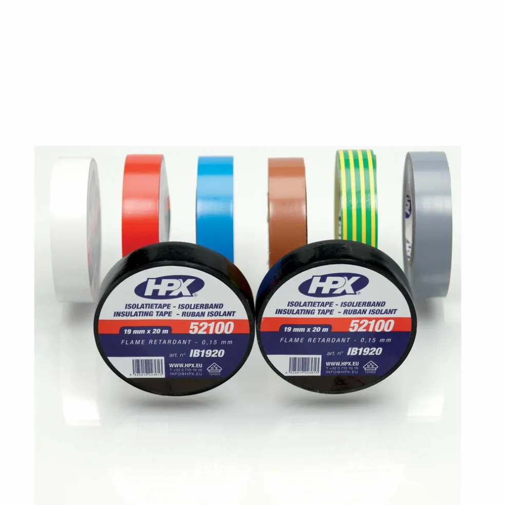 HPX 52100 isolatietape blauw 19 mm x 20 meter