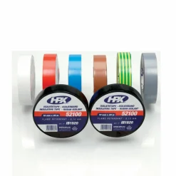 HPX 52100 isolatietape zwart 19 mm x 20 meter