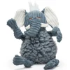 HuggleHounds Ellamae Elephant HuggleFleece FlufferKnottie Plush Large hondenspeelgoed
