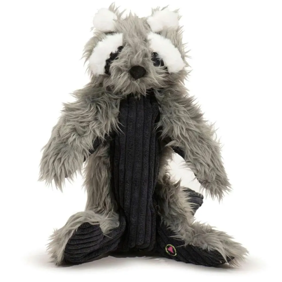 HuggleHounds X-Brace Redwood Raccoon hondenspeelgoed