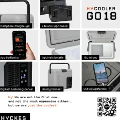 Hyckes HyCooler Go 18 compressor koelbox
