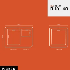 Hyckes HyCooler Pro Dual 40 compressor koelbox