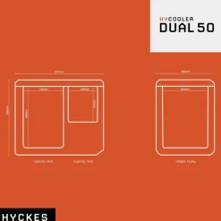 Hyckes HyCooler Pro Dual 50 compressor koelbox