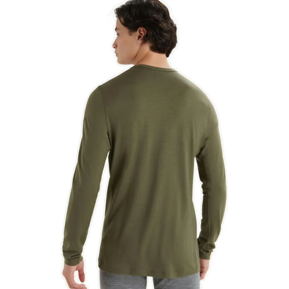 Icebreaker 200 Oasis LS thermoshirt heren loden