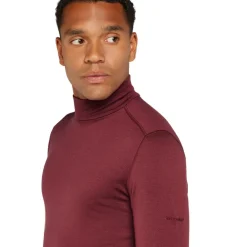 Icebreaker 260 Tech LS Turtleneck thermoshirt heren port