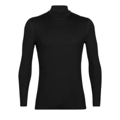 Icebreaker 260 Tech LS Turtleneck thermoshirt heren black