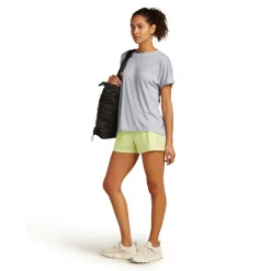 Icebreaker Drayden Reversible shirt dames grey quartz