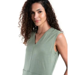 Icebreaker Merino 200 Granary jurk dames lichen