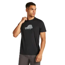 Icebreaker Merino 150 Tech Lite Cosy Camper shirt heren black