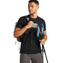 Icebreaker Merino 150 Tech Lite Cosy Camper shirt heren black