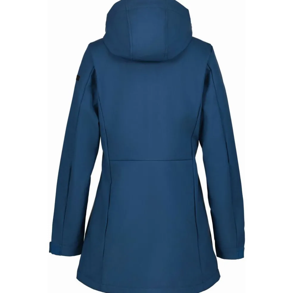 Icepeak Alamosa parka softshell jas dames blue