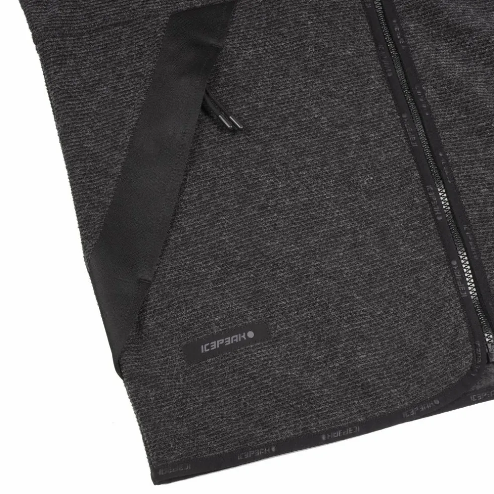 Icepeak Ardes fleece vest heren grey