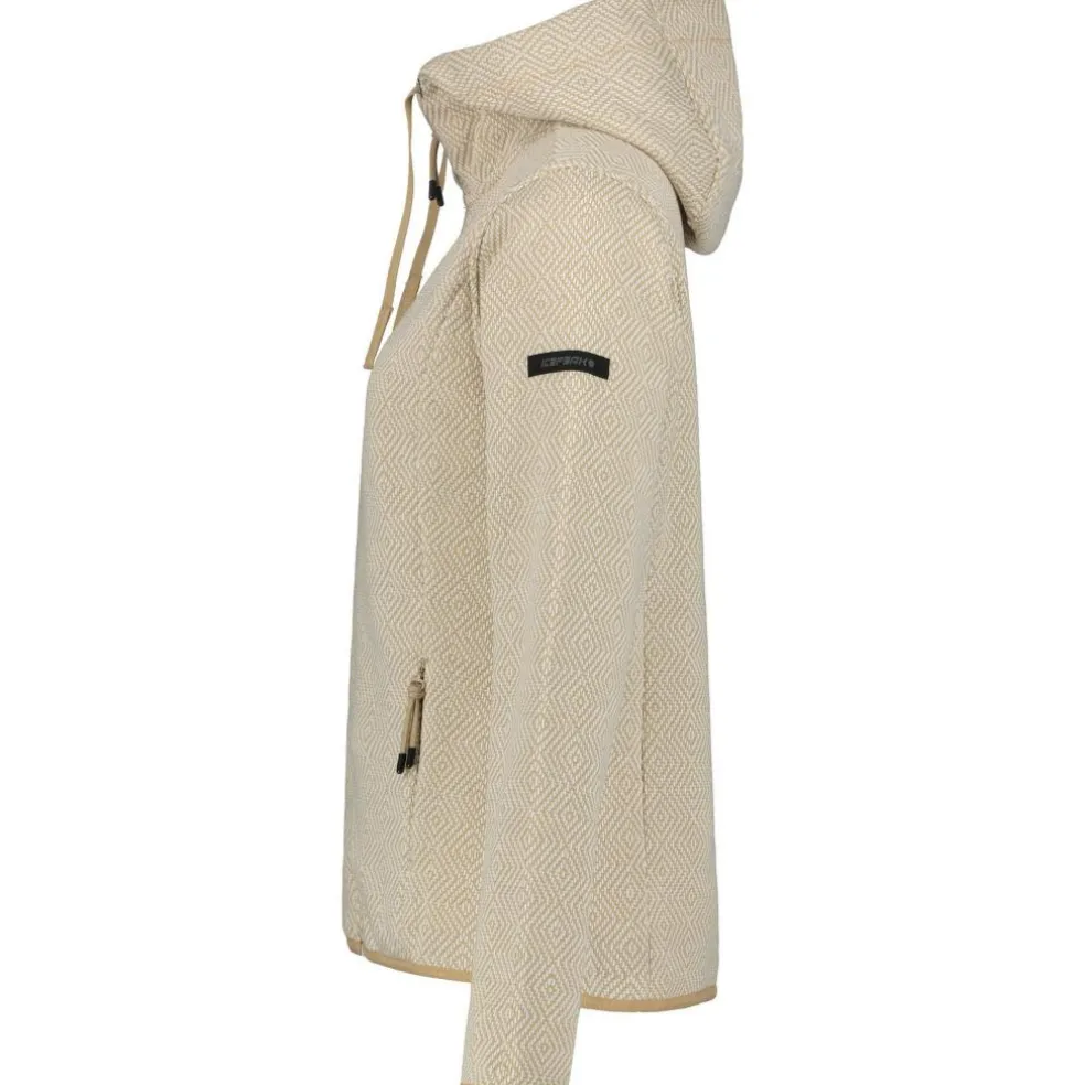 Icepeak Auen fleece vest dames beige