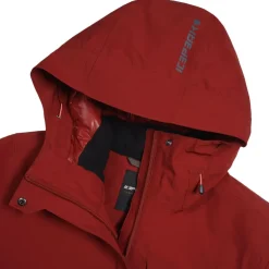 Icepeak Bagheria parka outdoor jack dames wine