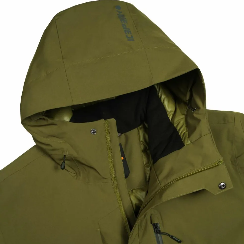 Icepeak Bakerhill parka outdoor jack heren olive