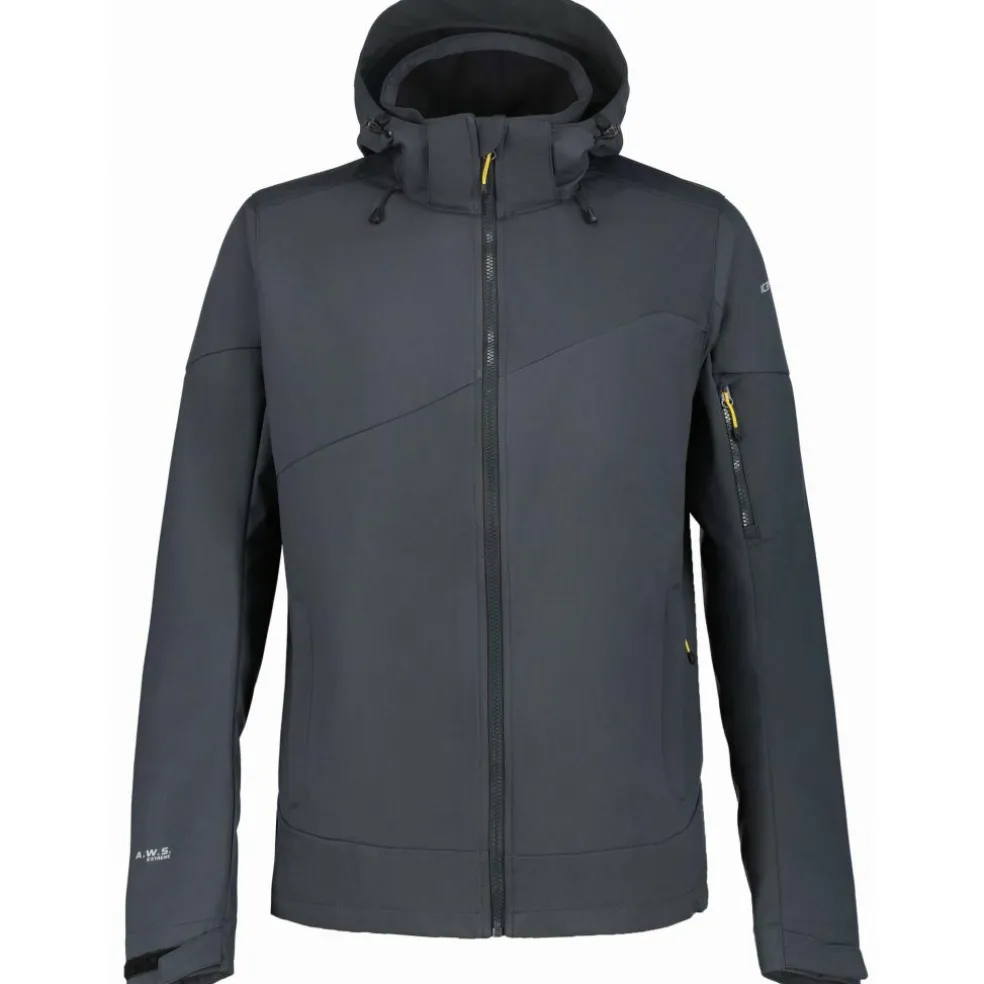 Icepeak Barmstedt softshell jas heren anthracite