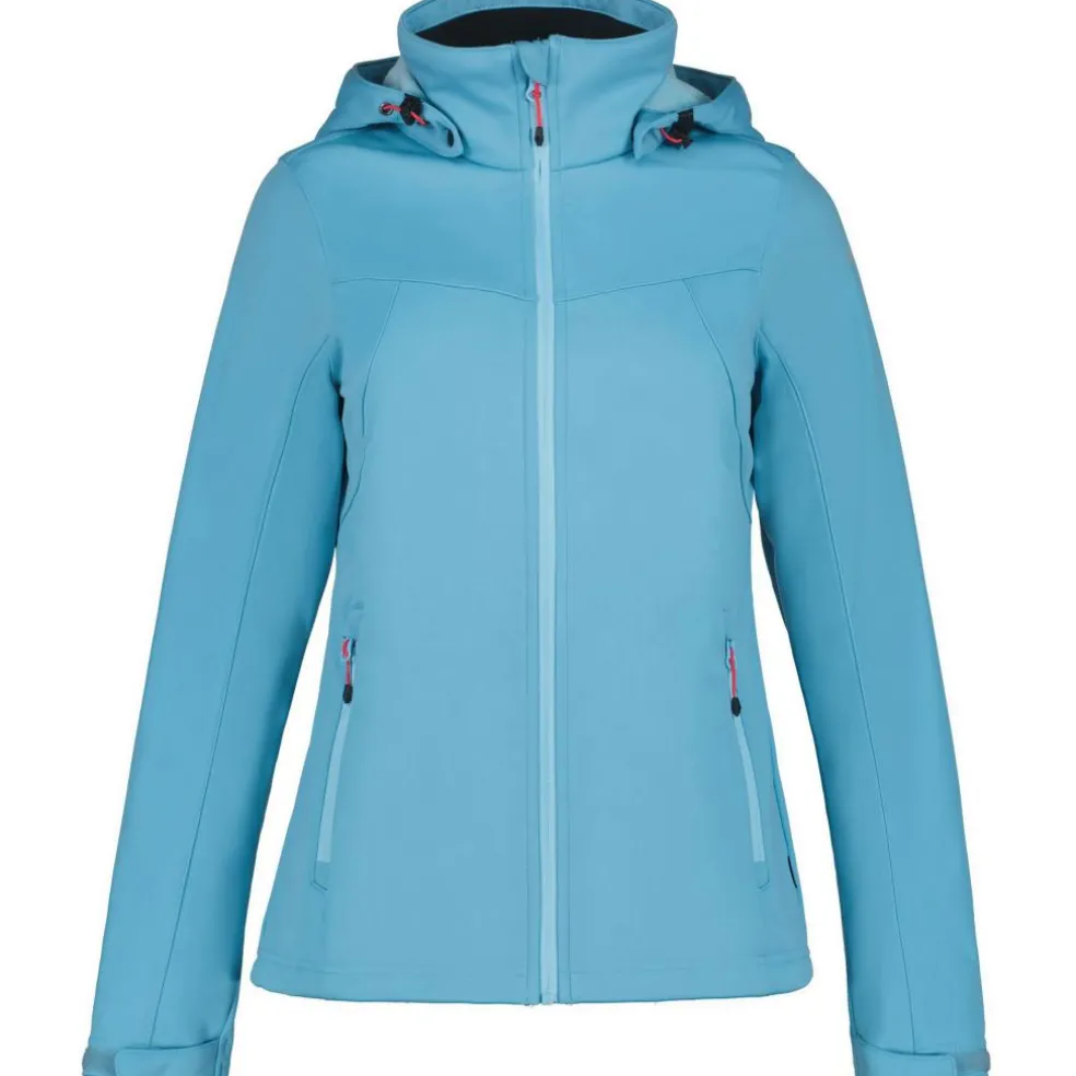 Icepeak Boise softshell jas dames light blue