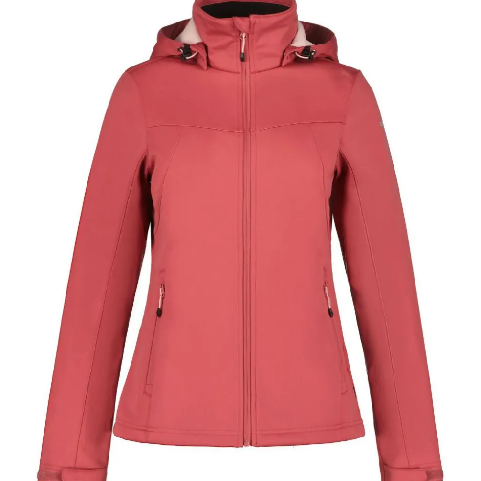 Icepeak Boise softshell jas dames raspberry