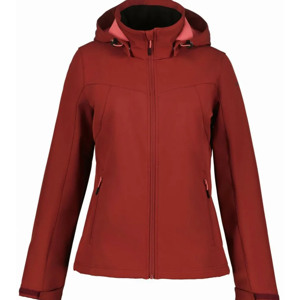 Icepeak Brenham softshell jas dames red