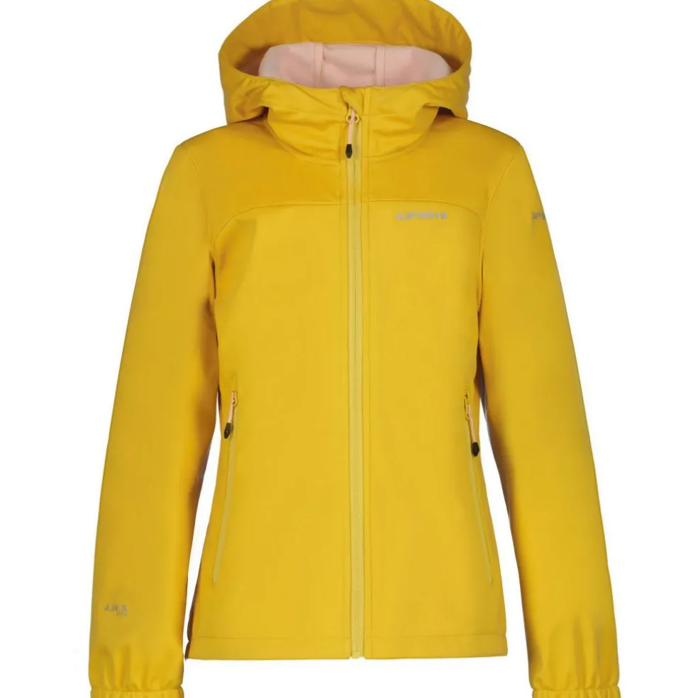 Icepeak Kleve softshell jas junior yellow