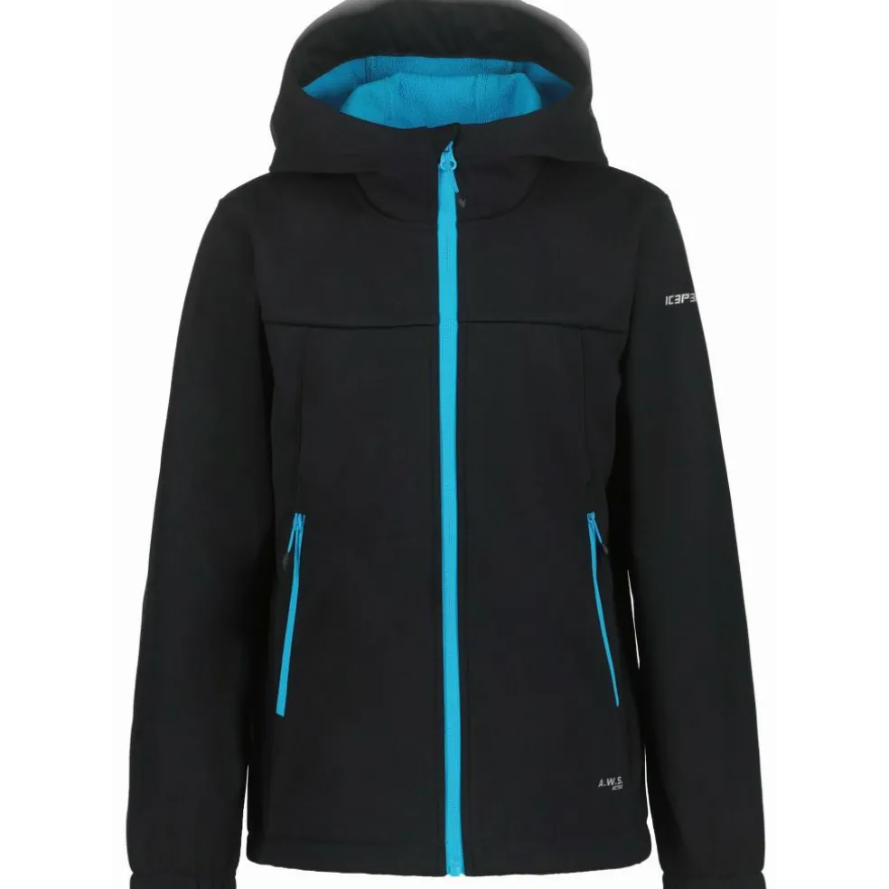 Icepeak Kline softshell jas junior turquoise