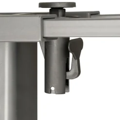 Ilse Lifttafelpoot draaibaar en verschuifbaar antraciet