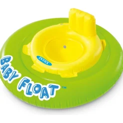 Intex Baby drijfstoel 1 tot 2 jaar green yellow