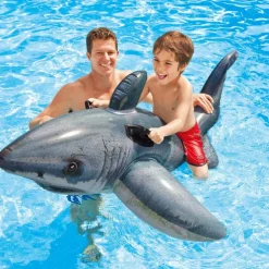 Intex Great White Shark Ride-On opblaasdier
