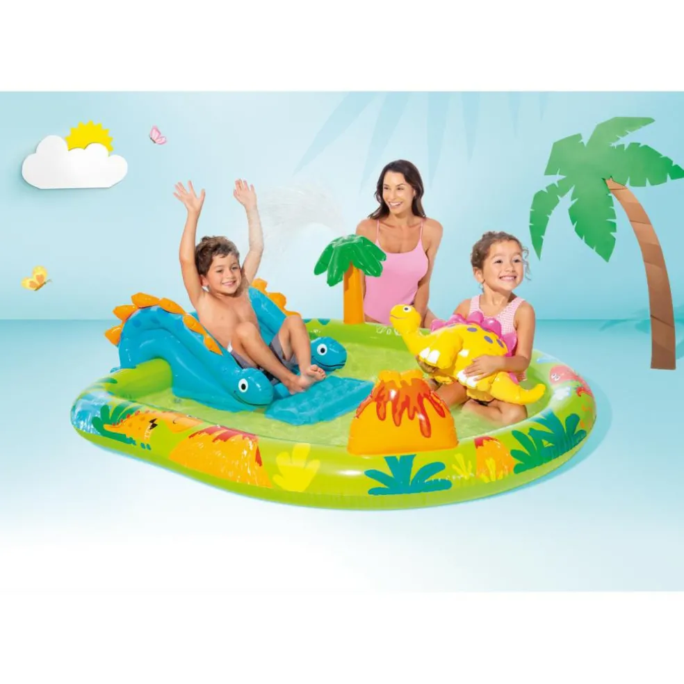 Intex Little Dino Player Center opblaasbaar zwembad 191 x 152 cm