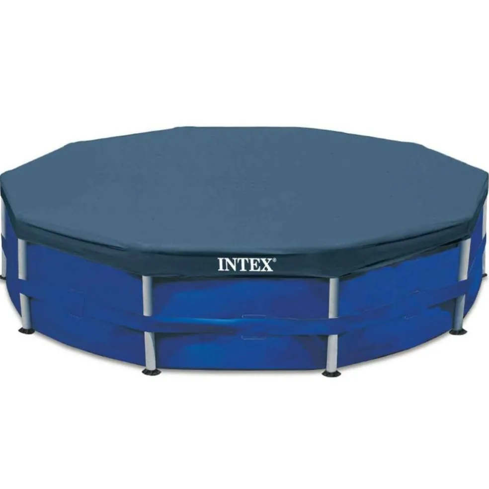 Intex Metal Frame Pool Cover 457 afdekzeil