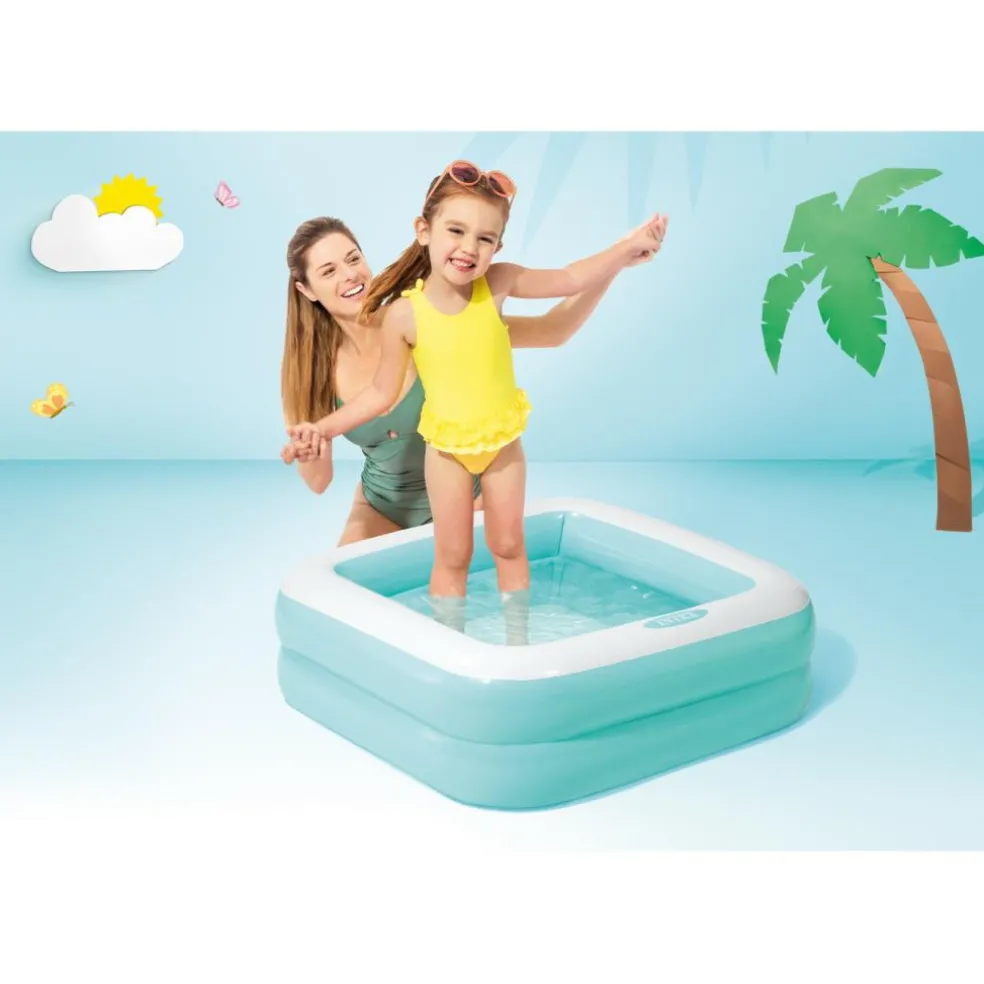 Intex Play Box opblaasbaar zwembad 85 x 85 cm assorti