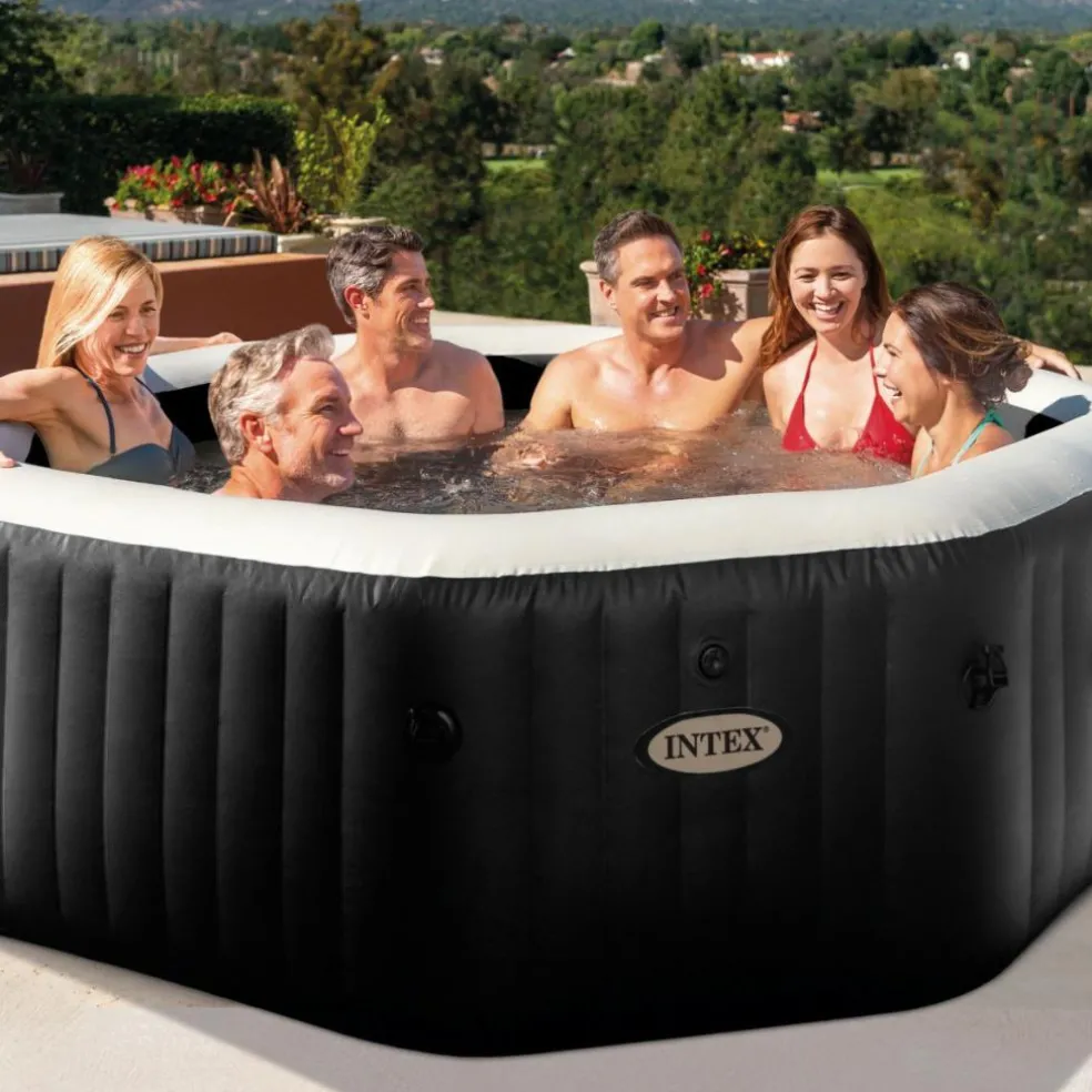 Intex PureSpa Jet & Bubble Deluxe opblaasbare spa 6 personen