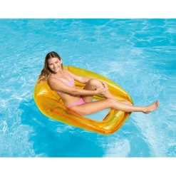 Intex Transparant drijfstoel assorti