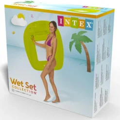 Intex Transparant drijfstoel assorti