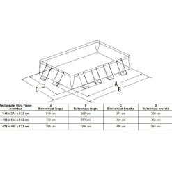 Intex Ultra XTR Frame Rectangular 975 x 488 x 132  zwembad