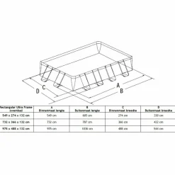 Intex Ultra XTR Frame Rectangular 549 x 274 x 132 zwembad