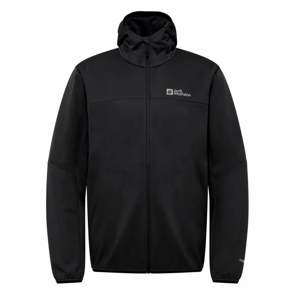 Jack Wolfskin Feldberg Hoody softshell jas heren black
