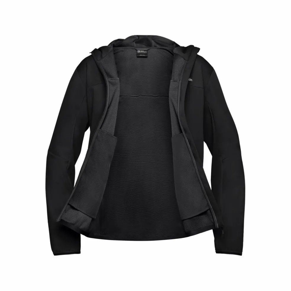 Jack Wolfskin Feldberg Hoody softshell jas heren black