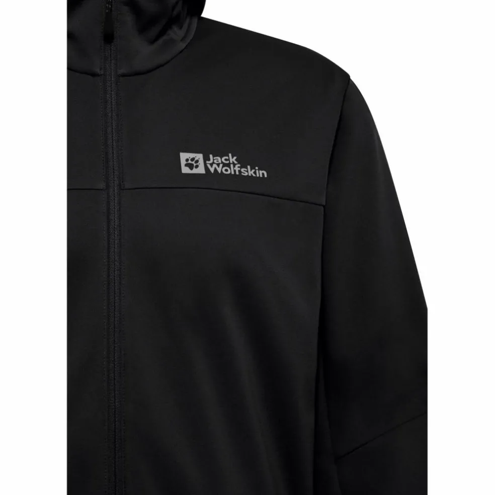 Jack Wolfskin Feldberg Hoody softshell jas heren black