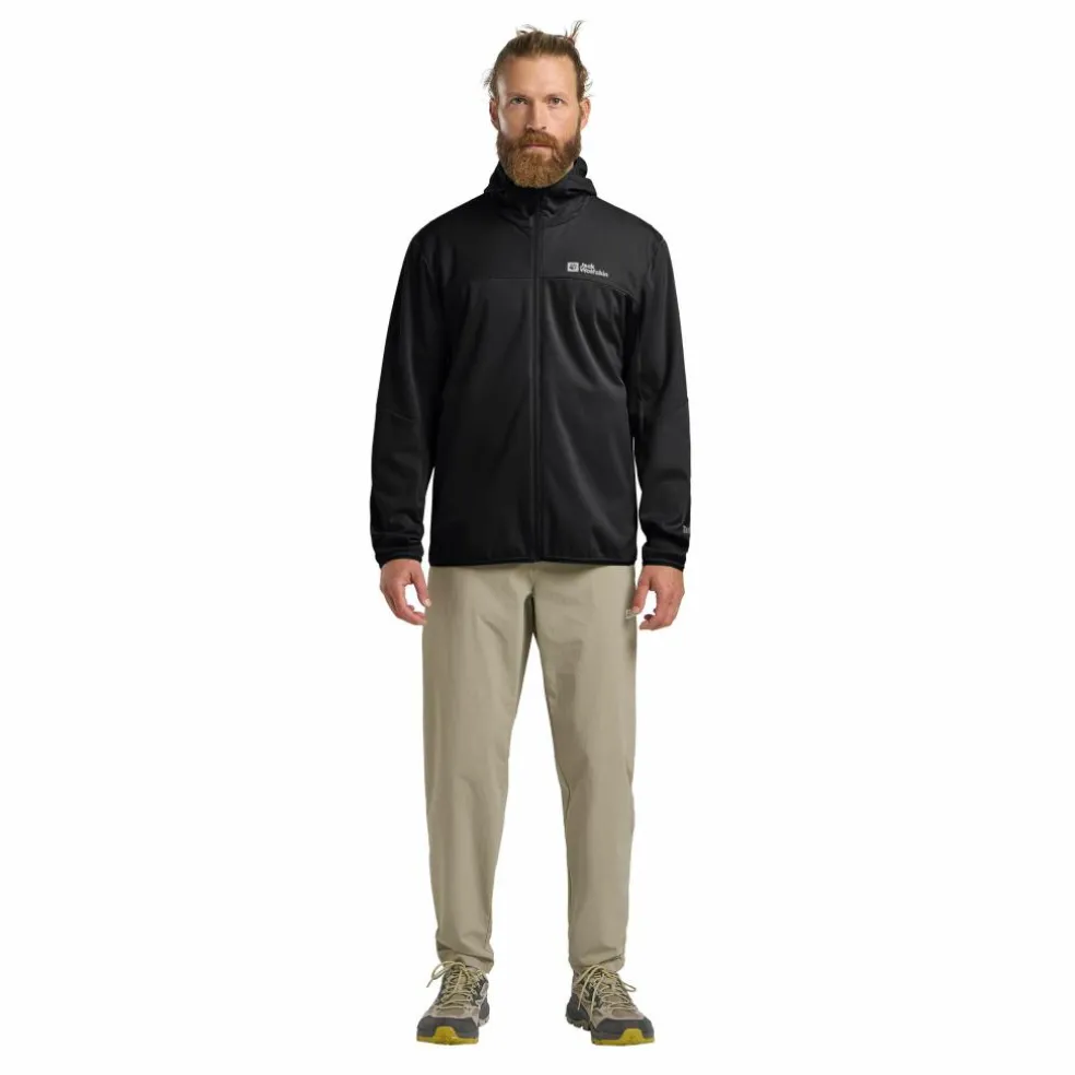 Jack Wolfskin Feldberg Hoody softshell jas heren black
