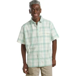 Jack Wolfskin  Great Plains overhemd heren check soft jade