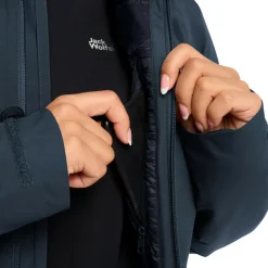 Jack Wolfskin  Heidelstein Insulated parka outdoor jack dames  midnight sky