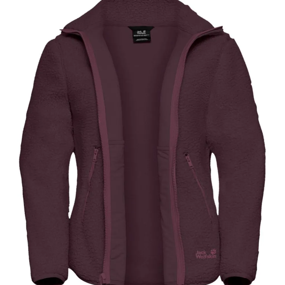 Jack Wolfskin High Curl fleece vest dames amaranth